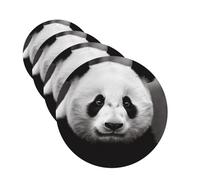 Cute Black and White Panda Car Air Freshener Cards for Women Men 4 Pack Cute Car Accessories Long Lasting Scent Car Diffuser Hanging Auto Aromatherapy Tablets Car Fresheners Gifts