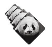 Cute Black and White Panda Car Air Freshener Cards for Women Men 4 Pack Cute Car Accessories Long Lasting Scent Car Diffuser Hanging Auto Aromatherapy Tablets Car Fresheners Gifts
