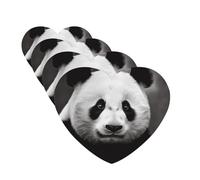 Cute Black and White Panda Car Air Fresheners Cards 4 Pcs Hanging Fragrance Scented Cards Long-Lasting Car Aromatherapy Tablets for Wardrobe Bathroom Car Interior Mirror Pendant Gifts