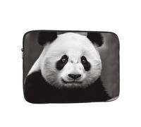 Cute Black and White Panda Laptop Case 12 inch, Shockproof Protective Computer Sleeve Cover Water Resistant Laptop Bag Carrying Tablet Cover Briefcase Handbags Gifts for Men Women
