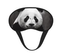 Cute Black and White Panda Sleep Mask for Side Sleeper, Light Blocking Night Masks for Sleeping Eye Mask for Women Men Eye Cover Soft Comfortable Eye Shade for Travel, Nap