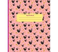 Cute Black Cat Compilation Notebook: Cute Colorful Doodles, Wide Ruled Composition Notebook, 120 pages, Lined Paper, 7.5" x 9.25"