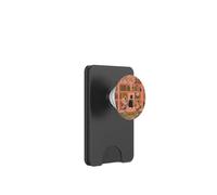 Cute Black Cat In Library Bookshelf Bookish Book & Cat Lover PopSockets PopWallet for MagSafe