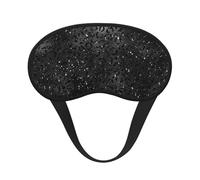 Cute Black Cheetah Leopard Skin Print Animal, Full Eye Covers Light Blocking Eye Masks Blackout Sleep Eye Muffs
