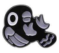Cute Black Crow Enamel Pin Animal Brooch for Men and Women, Klein, Non-precious metal