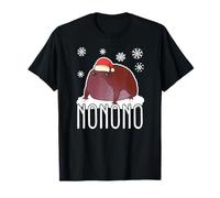 Cute Black Desert common Rain Frog with Christmas Hat T-Shirt