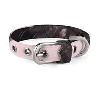 Cute Black Pug Dog Collar Adjustable Soft and Comfortable Puppy Collars with Metal Buckle Pet Collar for Small Medium Pet