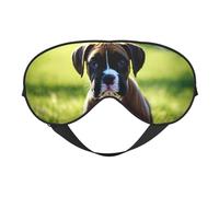 Cute Black Pug Dog Print Eye Mask,Silk-Like Sleep Mask,Night Sleeping Mask for Men Women,for Sleep Relaxation