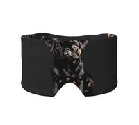 Cute Black Pug Dog Print Eye Shade Cover for Nap Travel Yoga,Eye Cover Blindfold Travel Office Nap Airplane