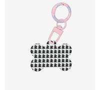 Cute Black Pug Dog Printing 1 Pc Dog Bone Shape Id Tags Double Sided with Key Ring Craft for Pets