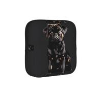 Cute Black Pug Dog-Standard-Scale-2_00x Print Multifunctional Storage Bag Pad Bag Skin-Friendly Period Pouch Reusable Tampon Bag for Female