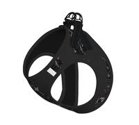 Cute Black Pug Dog-Standard-Scale-2_00x Print Reflective Pet Leash Vest For Small Dogs & Cats, Adjustable Outdoor Walking Hiking Vest