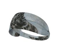 Cute Black Scottish Terrier Dog Art,Sports Sweatband for Unisex Multi Headband Elastic Exercise Hairband