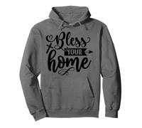 Cute Bless This Home Christian - New Homeowners Housewarming Pullover Hoodie