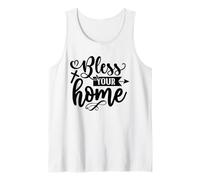 Cute Bless This Home Christian - New Homeowners Housewarming Tank Top