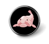 Cute Blob Fish Blobfish Novelty Pin Badge Lapel Pin Brooch Badge Tie Jewelry Decor for Hats Jackets Shirts