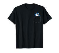 Cute Blue Jay Bird in The Pocket T-Shirt