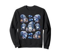Cute Blueberry Summer Gnome For Women Who Love Blueberries Sweatshirt