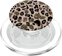 Cute Blush Pink Leopard Print Pattern | Cheetah Spots PopSockets PopGrip for MagSafe