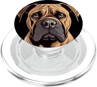 Cute Boerboel Face Cartoon South African Mastiff Dog Lover PopSockets PopGrip for MagSafe