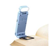 Cute Book Light, Dimmable Clip On Lamp, LED Reading Light with Adjustable Brightness, Rechargeable Bedtime Accessory, Nighttime Booklight with Flexible Arm, Kids Bedroom Use for Home and Living Room