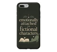 Cute Book Lover Cat Reader Fiction Character Humor Case for iPhone 7 Plus/8 Plus