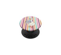 Cute Bookish Goose Librarian Book Reader Library PopSockets Adhesive PopGrip
