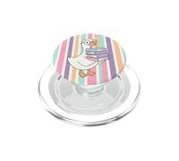 Cute Bookish Goose Librarian Book Reader Library PopSockets PopGrip for MagSafe