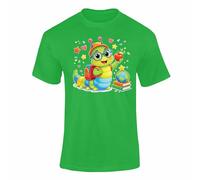 Cute Bookworm Caterpillar T Shirt for Kids and Adults World Book Day Reading Learning Design Green M Style 1