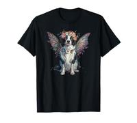 Cute Border collie Dog Angel with Wings T-Shirt