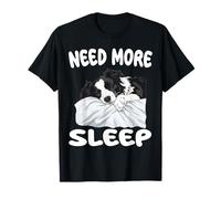 Cute Border Collie Need more Sleep Pajamas Nightgown T-Shirt