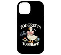 Cute Bow Duck Quote Coquette Feminine Sass Aesthetic Case for iPhone 14
