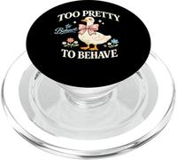 Cute Bow Duck Quote Coquette Feminine Sass Aesthetic PopSockets PopGrip for MagSafe