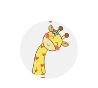 Cute Bow Giraffe Printing 10 Pcs Car Air Freshener Fragrant Sheets,Car Hanging Accessories With Strings For Decor