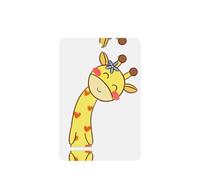 Cute Bow Giraffe Printing 10 Pcs Car Air Freshener Fragrant Sheets,Car Hanging Accessories With Strings For Decor