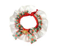 Cute Bow-knot Hand-knitted Saliva Towel Kitten Cat Puppy Adjustable Collar Pet Decorative Dog Cat Collar Pet dog Accessories