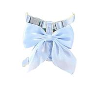 Cute Bowknot Cat Harness and Leash Adjustable Pet Harness with Traction Rope for Cat Kitten Puppy Rabbit Ferret