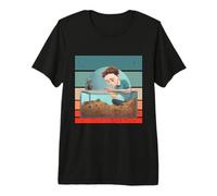 Cute boy ant Farm Glass Container Sandy Terrain Insects Premium T-Shirt