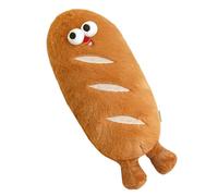 Cute Bread Plush Long Pillow, Soft Stuffed Cartoon Food Doll, Multi-Functional Leg Hugging Pillow for Sleeping/Back Support, Cozy Home Decor Cushion for Kids & Adults