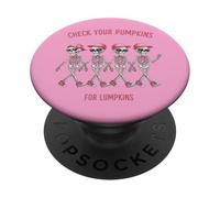 Cute Breast Cancer Awareness Skeleton Family Friends Support PopSockets Adhesive PopGrip