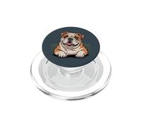 Cute Breed Puppy Artistic Bully Egghead Terrier Bull Terrier PopSockets PopGrip for MagSafe