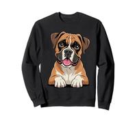 Cute Breed Puppy Artistic German Working Guard Dog Boxer Sweatshirt