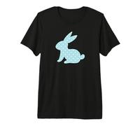 Cute Bright Blue White Classic Polka Dot Pattern Minimalist Premium T-Shirt