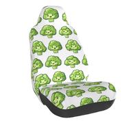 Cute Broccoli Green Print Car Seat Cover, Automotive Seat Covers Front Seats for SUVs Trucks Car Seat Protector Accessories for Women Men
