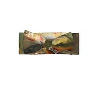 Cute Brook Trout Fly Fishing Print Baby Bow Headband - Delicate & Sensitive for Newborns, Stretchy Nylon Headbands