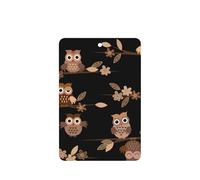 Cute Brown Cartoon Owls Printing 10 Pieces Air Freshener Cards,Car Scented Hanging Air Freshener Fragrant Sheets For Car Use