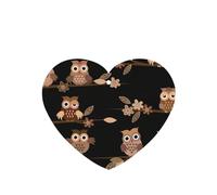 Cute Brown Cartoon Owls Printing Fashion Car Air Freshener Cards 10 Pcs Car Scented Hanging Sheets