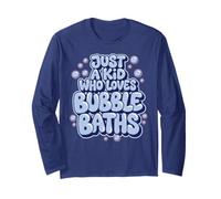Cute Bubble Bath Kids Long Sleeve T-Shirt