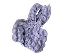Cute Bubble Sleeve Dog Vest Fashion Suspender Dog Clothes Summer Puppy Outfits Sweet Cat Sling Vest Pet Costumes Bulldog Clothes(Purple,L)