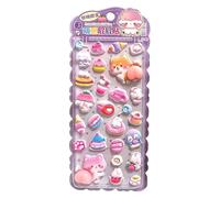 Cute Bubble Stickers,Cartoon Removable Reusable - Self Adhesive Animals Pastes Crafts Decorations | For Party Stationery Crafts Scrapbooking Journaling Home Classroom